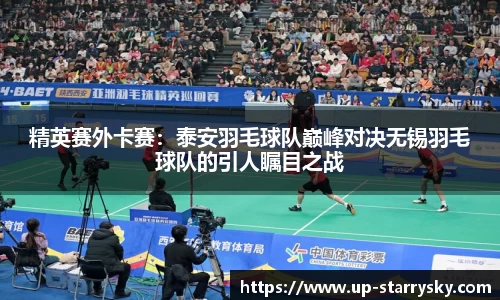 精英赛外卡赛:泰安羽毛球队巅峰对决无锡羽毛球队的引人瞩目之战