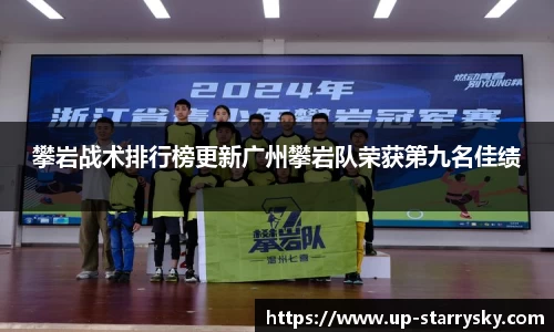 攀岩战术排行榜更新广州攀岩队荣获第九名佳绩